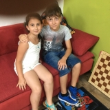 Alexander mit Cousine Helene